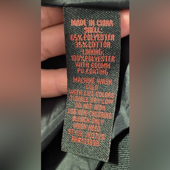 Yoki utility black faux leather arms jacket small - Picture 8 of 9